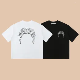 Męskie koszulki żaba dryft house of błędy streetwear moda drukowana wzór luźne bułki bawełniane koszulki dla mężczyzn unisex