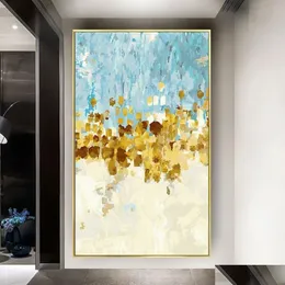 Gemälde handgemalt große strukturierte Ölgemälde moderne abstrakte Münzen 100 % handgefertigte minimalistische Kunst Wandbild Wohnzimmer Dekor Dh2Uz