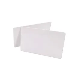 ID + IC cartão composto de dupla frequência branco cartão duplo chip PVC indução inteligente cartão de controle de acesso de dupla frequência