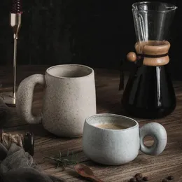 Muggar designer rolig keramik mugg och tallrik vintage heminredning personlig kaffete vatten mjölk koppar kök bordsartiklar kreativa gåvor