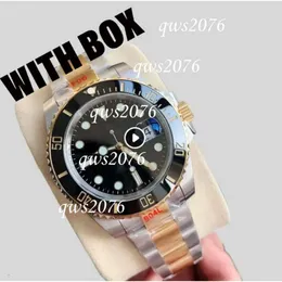 Rolaxs Clean Factory Watch U1 Mens Automatic Automatic Mechanical Ceramics Watches 40mm Full Full Stains Steel Clasp Clasp Wristwatches Super Super Luminous