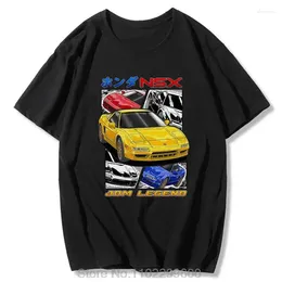 Men's T Shirts JDM NSX Car Shirt Male Japanese Streetwear Cotton Summer Manga Print Plus Size Graphic Tops Harajuku Short Sleeve Casual