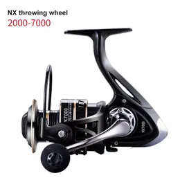 Fishing Reel NX 2000 3000 4000 5000 6000 7000 Super Strong Carp Fishing Feeder Spinning Reel Spinning Wheel Type Fishing Wheel 240125