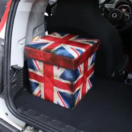 Car Organizer Smart Fortwo Forfour Foldable Retro Color Storage Box Bag Car-styling Auto Accessories Mesh In The Trunk