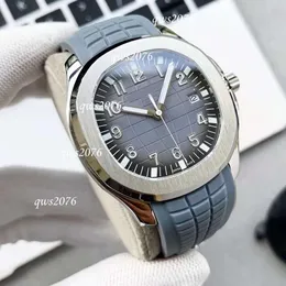 Szwajcarskie automatyczne zegarek mechaniczne Watchmens zegarek Wodoodporne gumowe moda Wysokiej jakości 40 mm zielony Aquanaut Time Ruch Transparent