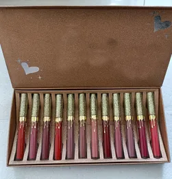 ماكياج احترافي لامع شفة عالية 12 ألوان الموضة Lipgloss 1set12 Color9851893