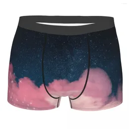 Underpants Mens Boxer Sexy Underwear Galaxy Sparkling Clouds Male Panties Pouch Short Pants