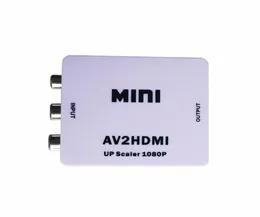 shippping Mini AV to Converter RCA Composite video o signals to signals AV2HDMI Converter for TVMonitor1962850