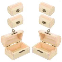 Schmuckbeutel, 12 x 8, 2 cm, extra große unvollendete Holzkiste, Holz-DIY-Aufbewahrung für Zuhause, Geschäft, Erwachsene und Kinder