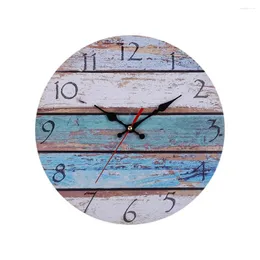 Wall Clocks 3D DIY Quartz Vintage Rustic Wooden Clock Antique Shabby Retro Watches Home Kitchen Room Decoration Living