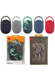 JHL CLIP 4 MINI TRÅDE BLUETOOTH THEAPER PORTABLE Outdoor Sports O Double Horn Speakers 5 Colors7784187