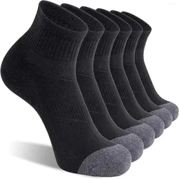 Men's Socks Basketball Solid Color Short 5PC Clothes For Sports Women Girls 11