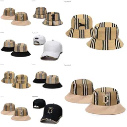 TB Designer Hat Duit Men's Ducket for Women Striperize Tercedery 100 ٪ Cotton Shade Classic Outdoor Beach Fashion Hat مناسبة للحماية من أشعة الشمس