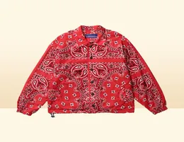 Mens Wear Hip Hop Bandana Paisley Pattern Bomber Jackets Windbreaker Harajuku Streetwear 2020 Autumn Casual Coats Tops Clothing LJ6424964