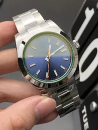 EW Factory Luksusowy projektant zegarków męskich zegarek 40 mm zielona tarcza szafirowe szkło 904L Wysokiej jakości automatyczny mechaniczny zegarek Wodoodporny prezent świąteczny z pudełkiem
