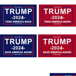 Banner Flags Trump Flag 2024 Val Donald Keep America Again Ivanka 150x90cm 3x5ft HH21-378 Drop Delivery Home Garden Festive Par Dhzu8