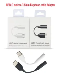 Adaptador de cabo USB-C para fone de ouvido original 3,5 mm tipo C fone de ouvido Jack o macho / fêmea para Samsung Note 10 20 plus S10 S20 S21 com pacote de varejo 5415822