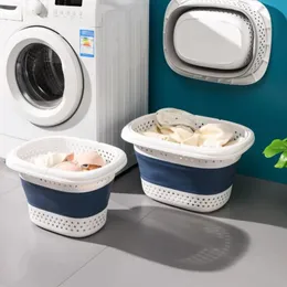 Dirty Clothes Hamper | Hävlig tvättkorg med stor kapacitet för hemanvändningskläderförvaringskorg 240131