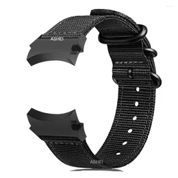 Uhrenarmbänder 20 mm Armband für Galaxy 4 5 6 Band 44 mm 40 mm keine Lücken Nylon Correa Samsung Pro 45 mm klassisch 47 mm 46 mm