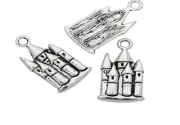 200Pcs/lot alloy Antique Silver Plated House Charms Pendant for Jewelry Making Bracelet Accessories DIY 22x12mm5210300