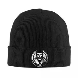 Beanie/Skull Caps Crimson Ghost Misfits Knit Hat Beanie Winter Hats Warm New Skull Cap for Men Women Gift YQ240207