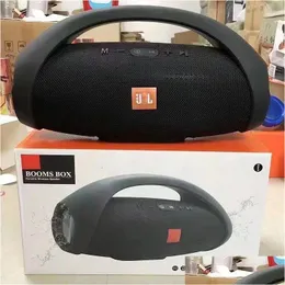 Bärbara högtalare BOOMS BOX2 Trådlös Bluetooth o Subwoofer utomhusdroppleverans elektronik Dhyom