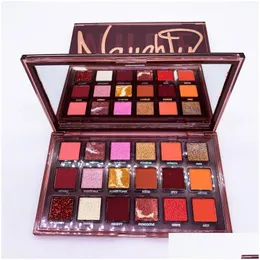 Ombretto Disponibile Naughty Nude Eyeshadow 18 colori Palette Shimmer Matte Trucco Bellezza Cosmetici Consegna goccia Salute Occhi Dhpcf