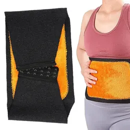 Waist Support Warmer Belt Plush Abdominal Wrap Three Breasted Adjustable Thickened Thermal Cozy Warm Protector