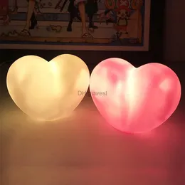 Luzes da noite criativo amor coração led lâmpada 3d casamento romântico vermelho rosa noite luz ornamento aniversário natal casa decoração de luz yq240207