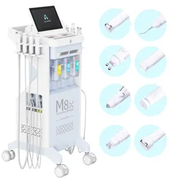 Diretamente da fábrica por atacado M8X Plasma Ultrasonic EMS RF Máquina de rejuvenescimento da pele Microdermbrasion Dispositivo de limpeza facial M8 Hydra Aqua Máquina facial