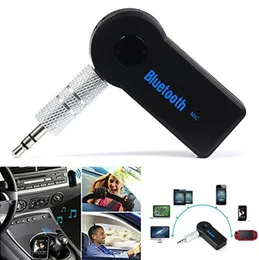 Bluetooth aux mini receptor de áudio transmissor bluetooth 35mm jack mãos auto bluetooth carro kit música adaptador8594871