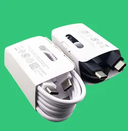 Oryginalna jakość OEM 1m 3 stopy USB C TYPEC do Kable typu C Szybkie ładowarki kabel dla Samsung Galaxy S22 S21 S20 S10 S9 S8 S7 1485080