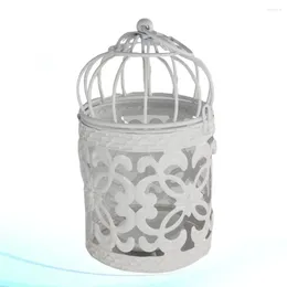 Candle Holders Book Shelf Decor Holder Lantern Bookshelf Decoration Birdcage Iron Office Decore