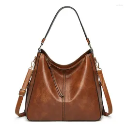 Taille Taschen Hobo Bag Leder Frauen Handtaschen Weibliche Freizeit Schulter Mode Geldbörsen Vintage Bolsas Große Kapazität Tote