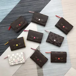 Designer wallets Women Multicolor Coin Purse short Wallet Luxurys Classic Card Holde Wallet Fashion Lady Envelope coin wallet