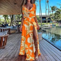 Rrunsv Womens Summer Dresses Women's Casual Loose Long Dress