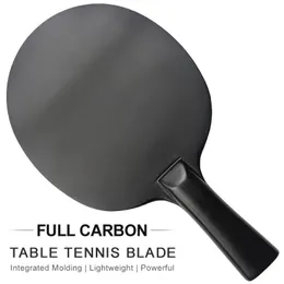 Full Graphite Table Tennis Blade Lightweight Ping Pong Blade Integrated Molding Pingpong Base Bräda för attack 100% kol 240123