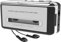 Kassettspelare, bärbar bandspelare fångar MP3 O -musik via USB eller batteri, konvertera Walkman Tape Cassette till MP3 med bärbar dator och PC8217601