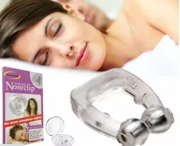 Silicone magnético anti ronco parar ronco nariz clipe bandeja de sono ajuda apneia guarda noite dispositivo com case2842906