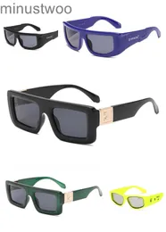 الرجال نساء النظارات الشمسية مصممة نظارات أزياء إطار معدني مستطيل العلامة التجارية العلامة التجارية الشمسية