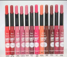 2017 Ny makeup Meet Matte Lipstick High Quality 12 olika färg 12pcslot3773970