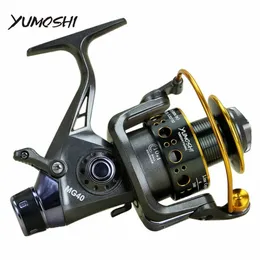 Yumoshi 3000- 6000 Carretel de pesca giratório de metal 101BB Carretel de pesca de carpa em água salgada Relação de velocidade do freio dianteiro e traseiro 5,0 1 5,2 1 240125