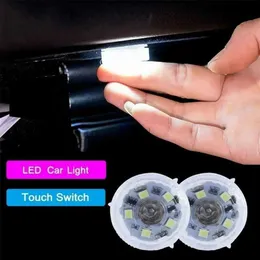 Luci notturne Mini Luce notturna a LED Sensibile al tocco Piccola lampada per auto Alta luminosità Comodino Illuminazione interna Lettura Mobili da cucina Decorazione YQ240207