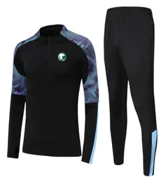 S Arabia National Kids Size 4xs to Xs Rund TrackSuits Sets Men Outdoor Football Suits Kitki Home Kurtki Sport Sportswear HIK1983860
