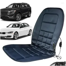 Car Seat Covers Ers 160G Heated Chair Cushion Styling Winter Pad Cushions Flat Cloth Veet Er For Cars Van Home Drop Delivery Automobil Othgs