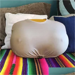 Yastık/dekoratif yastık çekirdek kanepe seksi oyuncaklar hediyeler boobs cilt dostu yastık kılıfı yaratıcı göğüs tasarımı eğlenceli yastık eki dhbjw dhbjw