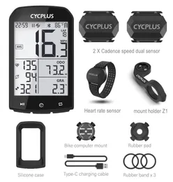 Cycplus M1 -cykeltillbehör GPS -cykeldatorcykel hastighetsmätare BLE 5.0 Ant Cycle Ciclismo Kilometer Counter för cykel 240202