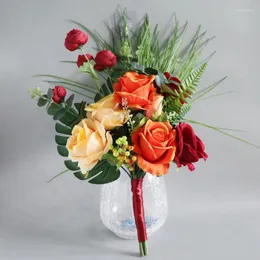 Kwiaty ślubne Akcesoria popodionowe Dekoracja kwiatów Bridal ZJJ10030