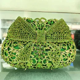 Senhora verde/fushia strass noite embraiagens sacos feminino diamante bolsa feminina carteiras senhoras festa de formatura telefone bolsas 240130