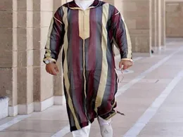 Hoodies dos homens Homens Muçulmanos Moda Abaya Jubba Thobes Arabc Paquistão Dubai Kaftan Islamc Roupas S Araba Preto Longo Blusa Vestido Robes4406478